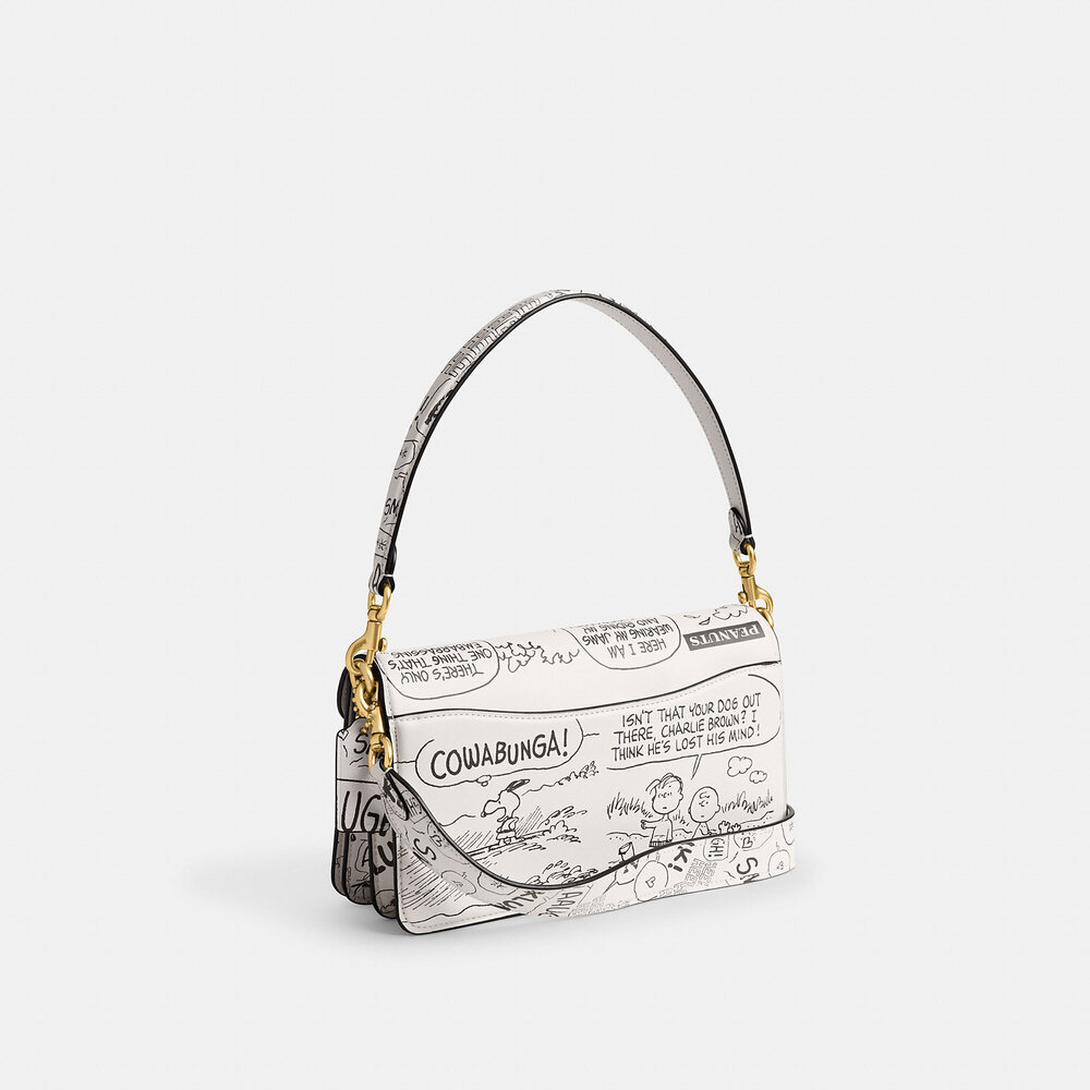 NWT Coach X Peanuts Tabby 26 Shoulder Bag With Snoopy Print HTF-Sold Out - Picture 3 of 16